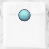 Planet Uranus Klassischer Rundaufkleber Runder Aufkleber (Tasche)