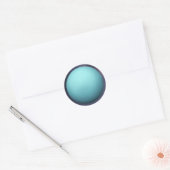 Planet Uranus Klassischer Rundaufkleber Runder Aufkleber (Umschlag)