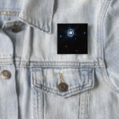 Planet Uranus mit Rings and Moons JWST-Bild Button (Beispiel)