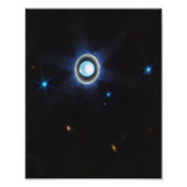 Planet Uranus mit Rings and Moons JWST-Bild Fotodruck (Vorne)