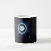 Planet Uranus mit Rings and Moons JWST-Bild Kaffeetasse (Mittel)