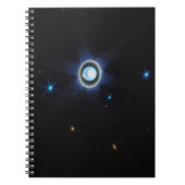 Planet Uranus mit Rings and Moons JWST-Bild Notizblock (Vorderseite)