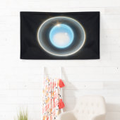 Planet Uranus mit Rings JWST Image Banner (Insitu)