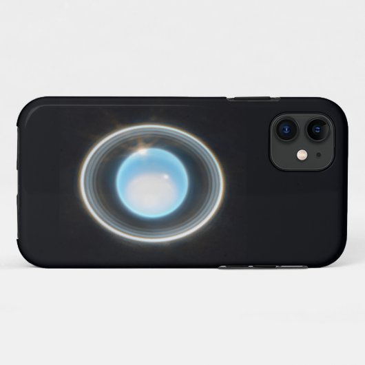 Planet Uranus mit Rings JWST Image Case-Mate iPhone Hülle (Rückseite (Horizontal))