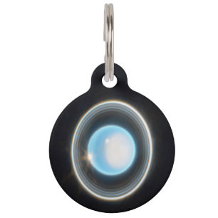 Planet Uranus mit Rings JWST Image Haustiermarke