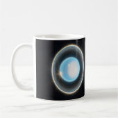 Planet Uranus mit Rings JWST Image Kaffeetasse (Links)