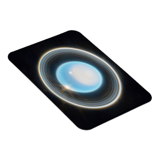 Planet Uranus mit Rings JWST Image Magnet (Rechte Seite)