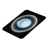Planet Uranus mit Rings JWST Image Magnet (Linke Seite)