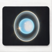Planet Uranus mit Rings JWST Image Mousepad (Vorne)