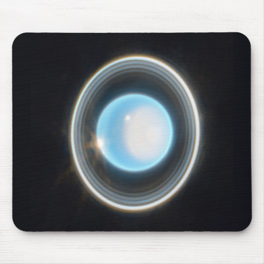 Planet Uranus mit Rings JWST Image Mousepad (Vorne)