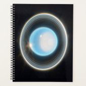 Planet Uranus mit Rings JWST Image Planer (Vorderseite)