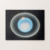 Planet Uranus mit Rings JWST Image Puzzle (Horizontal)