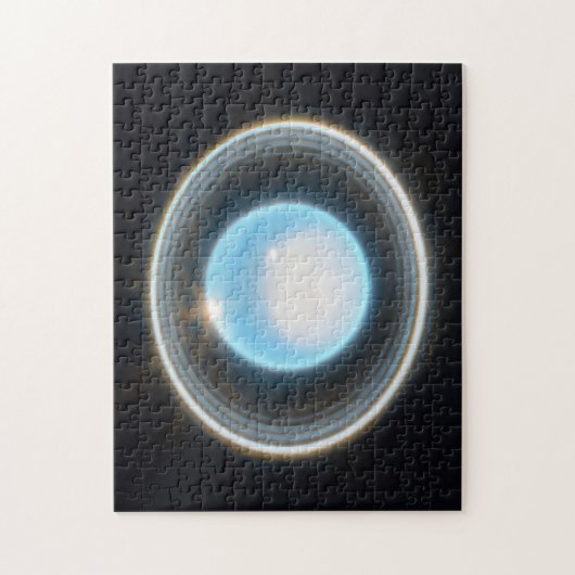 Planet Uranus mit Rings JWST Image Puzzle (Vertikal)