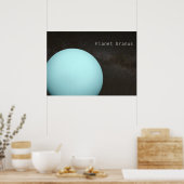 Planet Uranus Poster (Küche)