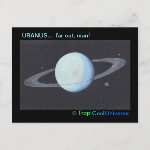 Planet URANUS Postkarte