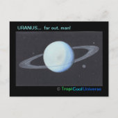 Planet URANUS Postkarte (Vorderseite)
