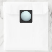 Planet Uranus Quadratischer Aufkleber (Tasche)