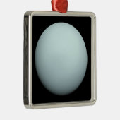Planet Uranus Silbernes Ornament (Rechts)