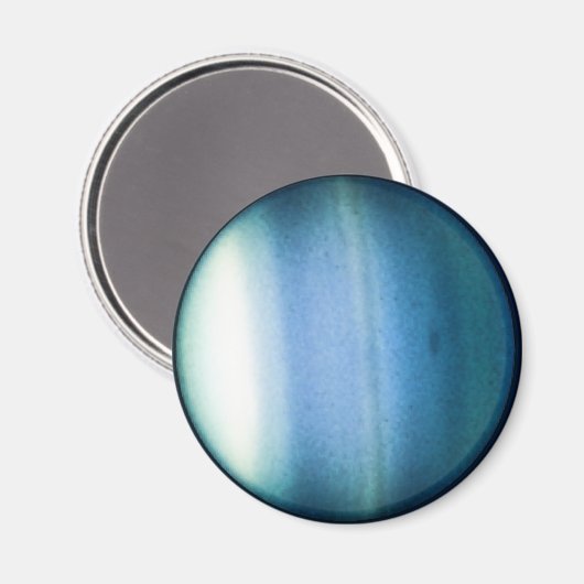 PLANET URANUS (Sonnensystem) ~ Magnet (Vorderseite/Rückseite)