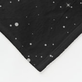 Planet Uranus & Sterne Fleecedecke (Ecke)