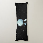 Planet Uranus & Sterne Seitenschläferkissen (Rückseite (Vertikal))
