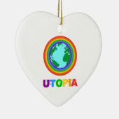 Planet Utopia Keramik Ornament (Rechts)