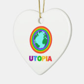 Planet Utopia Keramik Ornament (Links)