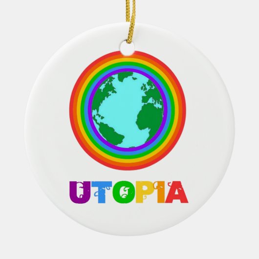 Planet Utopia Keramikornament (Vorne)