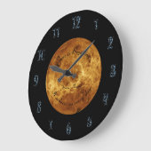 Planet Venus Astronomy Taurus Große Wanduhr (Winkel)