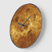 Planet Venus Große Wanduhr (Winkel)