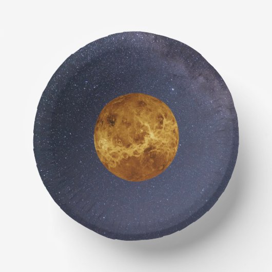 Planet Venus Pappteller (Vorderseite)