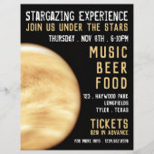 Planet Venus, Planetarium Eventwerbung Flyer (Vorne)