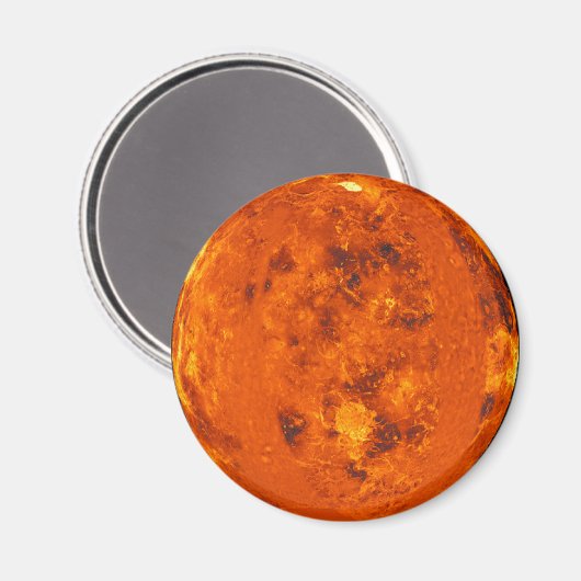 PLANET VENUS (Sonnensystem) ~ Magnet (Vorderseite/Rückseite)