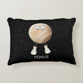 Planet Venus & Stars Dekokissen (Vorderseite)