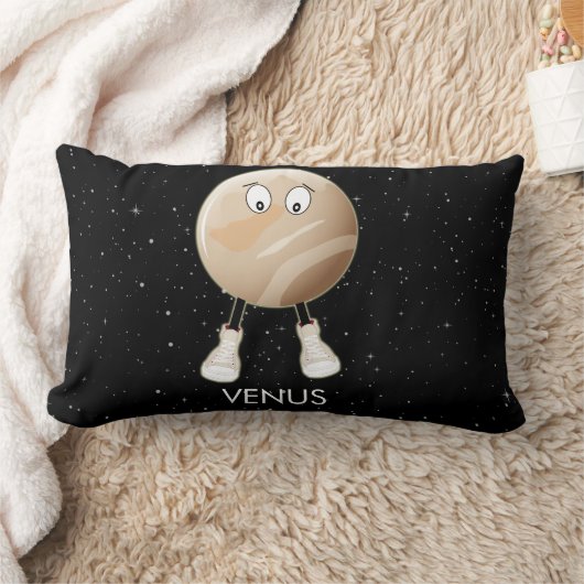 Planet Venus & Stars Lendenkissen (Decke)