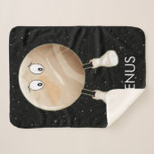 Planet Venus & Stars Sherpadecke (Vorderseite (Horizontal))