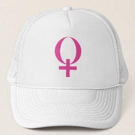 Planet-Venus-Symbol (pink) Truckerkappe