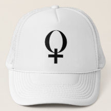 Planet-Venus-Symbol (schwarz)
