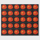 Planet Venus überträgt die Sonne, Hi-Res Geschenkpapier (Flach)