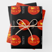 Planet Venus überträgt die Sonne, Hi-Res Geschenkpapier Set (Beispiel)