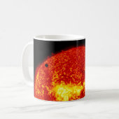 Planet Venus überträgt die Sonne, Hi-Res Kaffeetasse (Vorderseite Links)