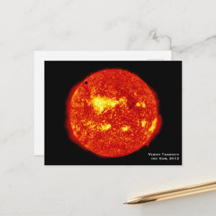 Planet Venus überträgt die Sonne, Hi-Res Postkarte