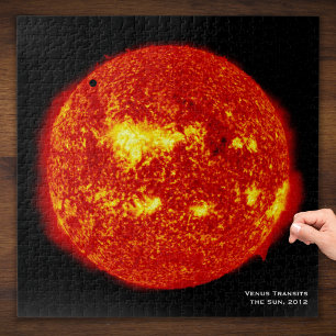 Planet Venus überträgt die Sonne, Hi-Res Puzzle