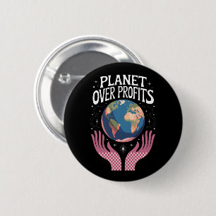 Planet vor Profit Die Erderwärmung ist real Button