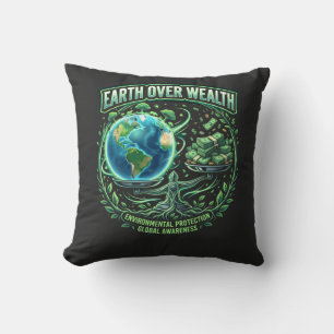 Planet vor Profit Kissen