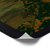 Planet-Vulkanwelt Poster (Ecke)