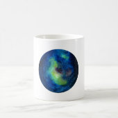 Planet Watercolor Classic White Tasse (Mittel)
