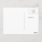 Planet wieder groß Klimawandel Postkarte (Rückseite)