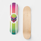 Planet X Alien Invader 01 Skateboard (Vorderseite)
