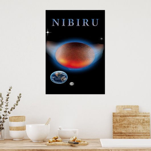 Planet X Nibiru Poster (Küche)